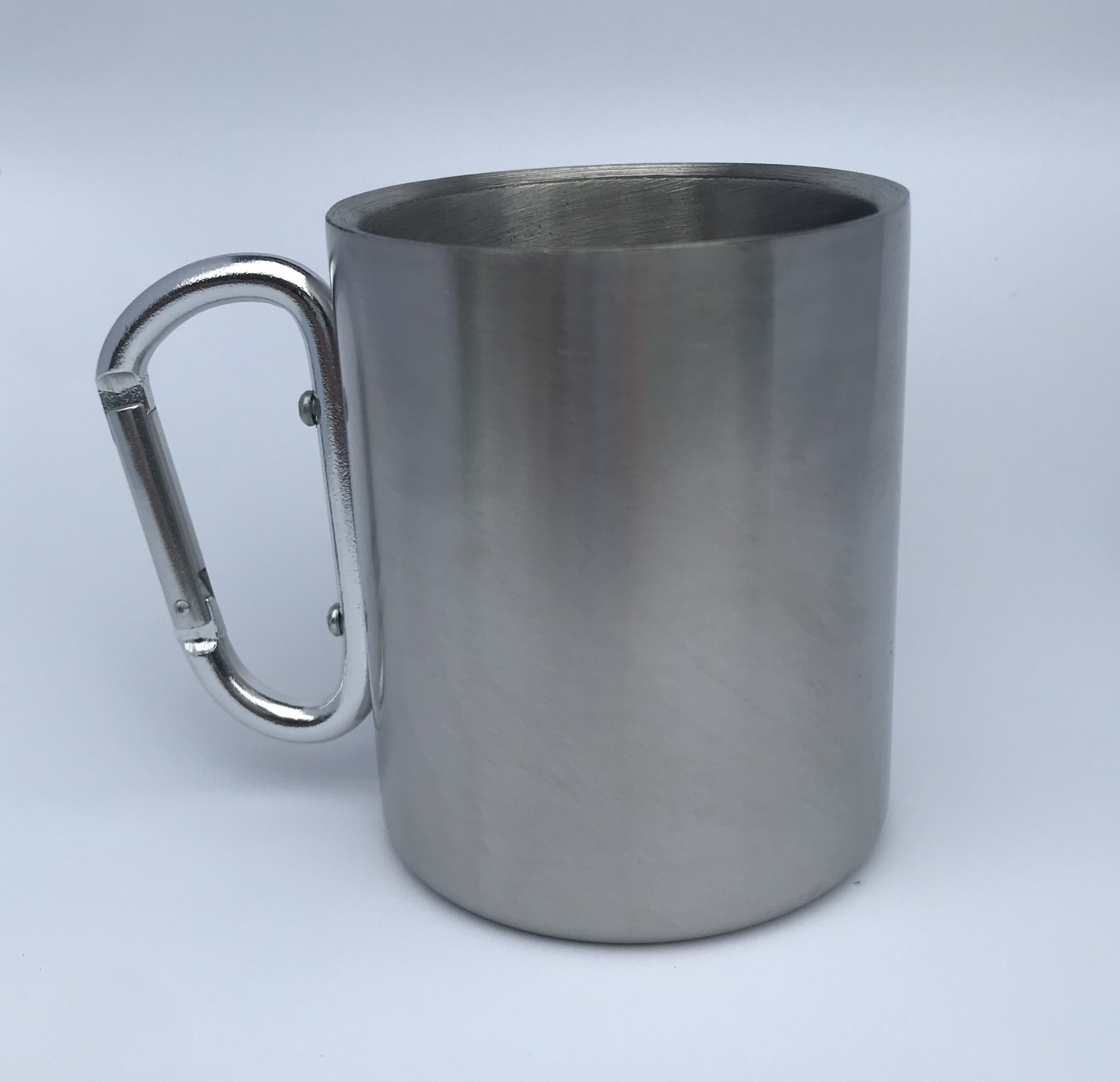 Karabinerbecher mit Aluminiumgriff