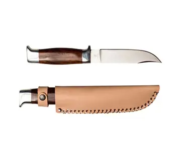 Vangedal Scout-Messer mit Sicherheitsriemen & Lederscheide