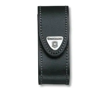 Victorinox Schwarzes Lederetui 98 mm