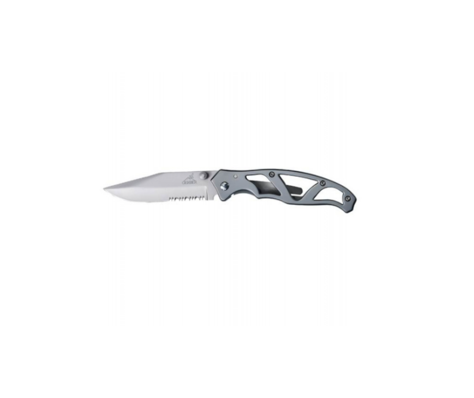 Gerber Paraframe II foldekniv med delvist takket klinge i letvægtsdesign til EDC