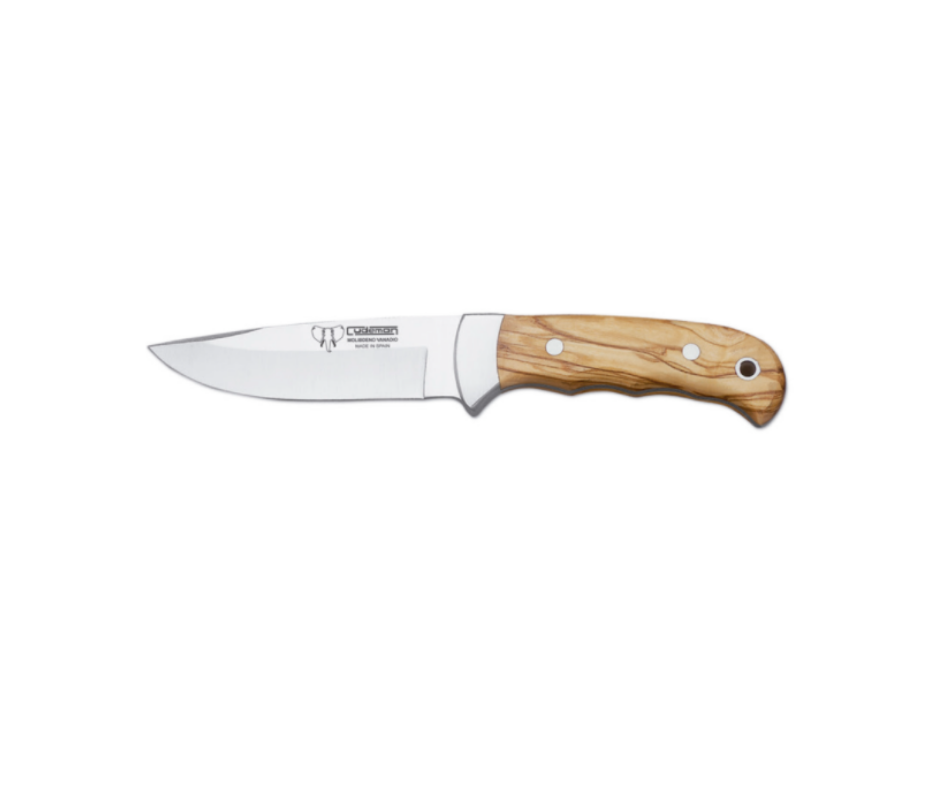 Cudeman Jagdmesser mit Olivenholzgriff