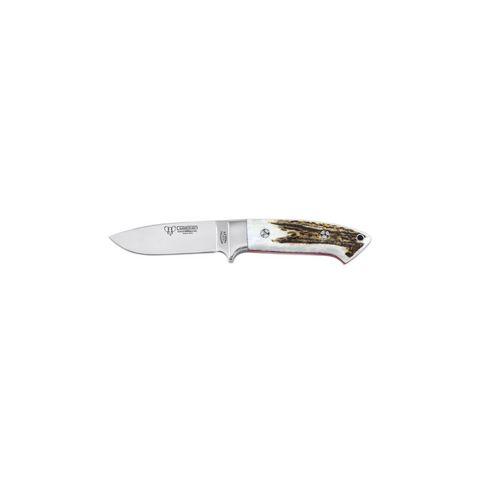 Cudeman Akeley Jagdmesser mit Geweihkrone-Griff