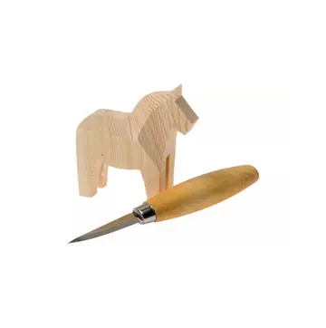Mora Schnitzset mit Dala-Pferd & Morakniv 120