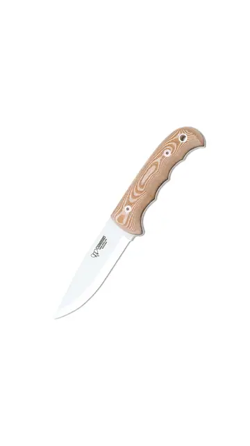 Cudeman Bushcraft-Messer mit natürlichem Micarta-Griff
