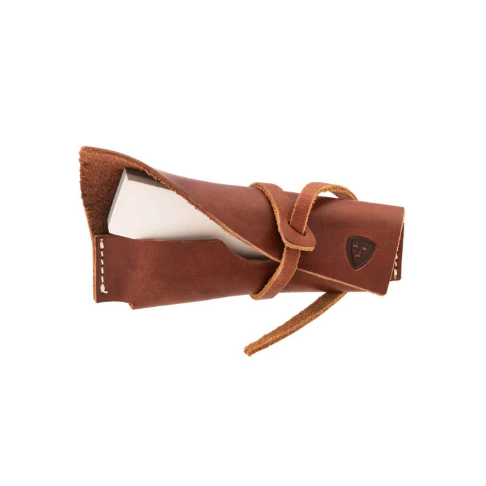 Helle Schärfstein S mit Ledertasche