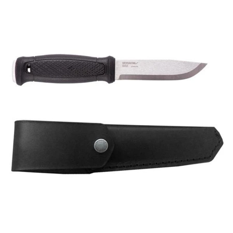 Morakniv Garberg mit Lederscheide (S) – Schwarz