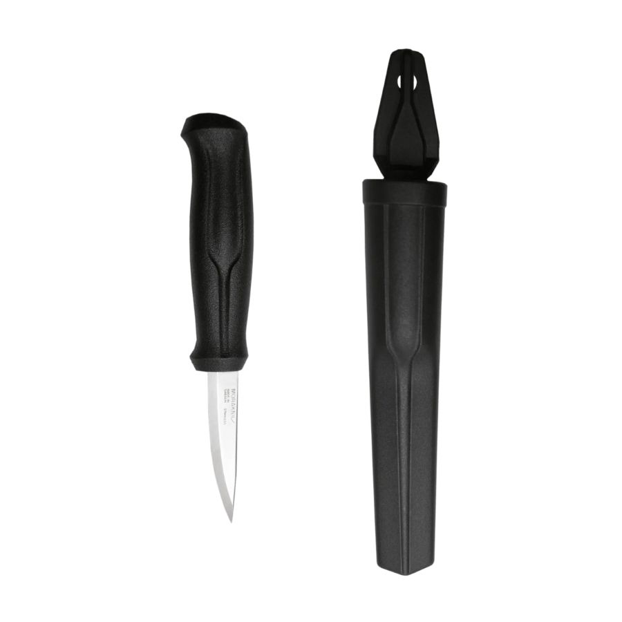 Morakniv Schnitzmesser Basic (S) – Schwarz