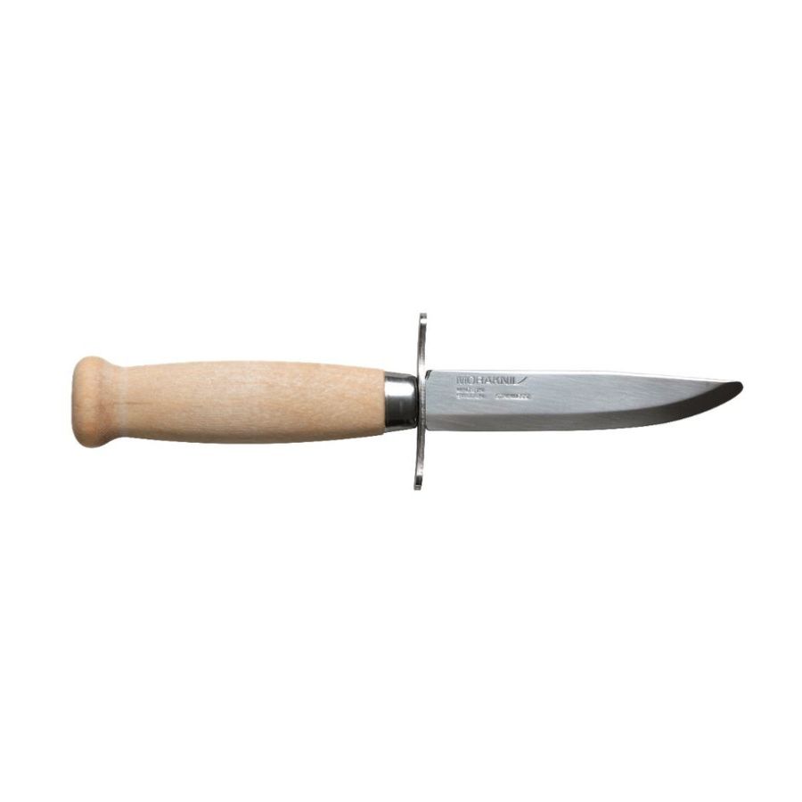 Morakniv Scout 39 Safe S Kinder-Messer mit abgerundeter Spitze und Holzgriff, ideal für Pfadfinder und Outdoor-Aktivitäten